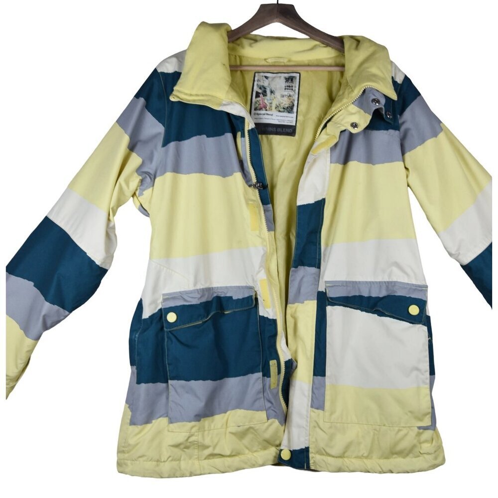 Special Blend Women’s Jacket Ski Snowboard Size XL Yellow Teal